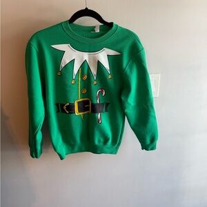 Festive Green Elf Sweatshirt